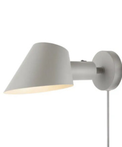 Επιτοίχιο Φωτιστικό DFTP Stay 1xE27 Γκρι Χρώματος – 2220381010
