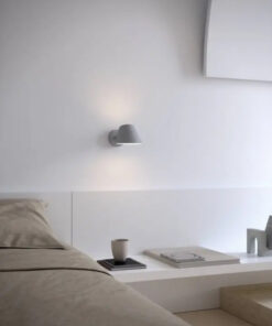 Επιτοίχιο Φωτιστικό DFTP Stay 1xE27 Γκρι Χρώματος – 2220381010