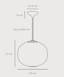 Κρεμαστό Φωτιστικό Οροφής DFTP Navone 1xE27 Λευκού Χρώματος – 2220433001