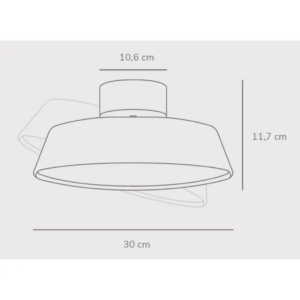 Φωτιστικό Οροφής DFTP  Kaito Dim LED 13W 3000K Λευκού Χρώματος – 2220506001