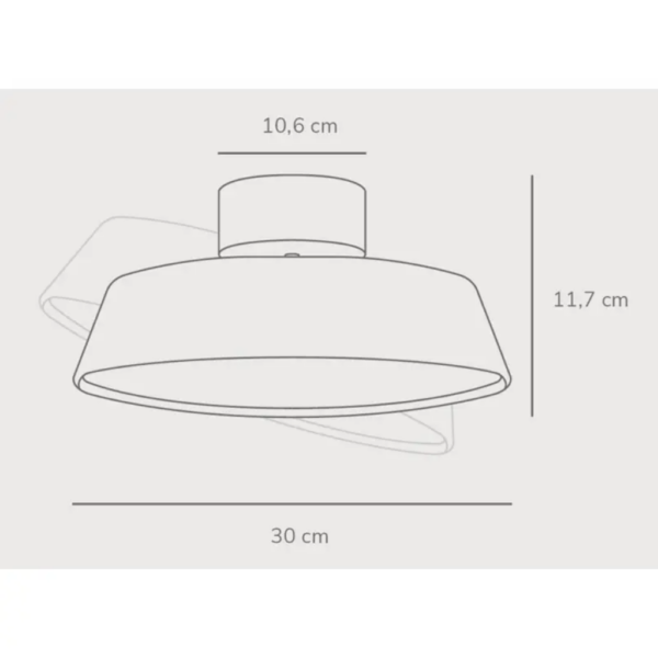 Φωτιστικό Οροφής DFTP  Kaito Dim LED 13W 3000K Λευκού Χρώματος – 2220506001