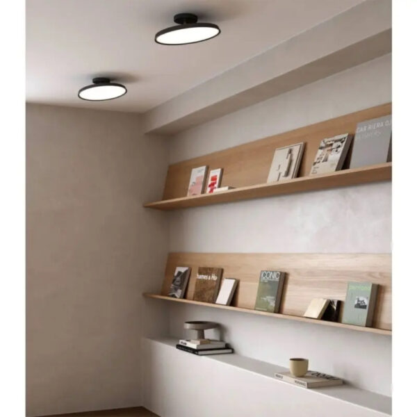 Φωτιστικό Οροφής DFTP  Kaito Pro 30 LED 18W 3000K Μαύρου Χρώματος – 2220516003