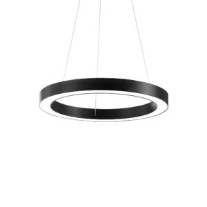 IDEAL LUX Κρεμαστό Φωτιστικό ORACLE LED 28W 3000K Μαύρου Χρώματος – 222097