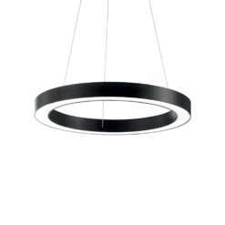 IDEAL LUX Κρεμαστό Φωτιστικό ORACLE LED 33W 3000K Μαύρου Χρώματος – 222103