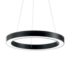 IDEAL LUX Κρεμαστό Φωτιστικό ORACLE LED 33W 3000K Μαύρου Χρώματος – 222103