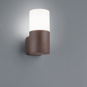 Φωτιστικό Τοίχου Trio Lighting   E27 Σκουριά Αλουμίνιο   IP44 222260124