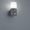 Φωτιστικό Τοίχου Trio Lighting   E27 Ανθρακί Αλουμίνιο   IP44 222260142