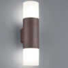 Φωτιστικό Τοίχου Trio Lighting   2xE27 Σκουριά Αλουμίνιο   IP44 222260224