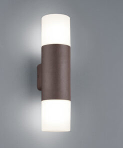 Φωτιστικό Τοίχου Trio Lighting 2xE27 Σκουριά Αλουμίνιο IP44 222260224