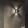 Φωτιστικό Τοίχου Trio Lighting LED 11W  Ανθρακί Αλουμίνιο 1100lm 3000K IP65 222360142