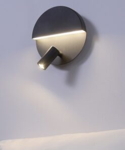 Φωτιστικό Τοίχου Trio Lighting LED 6W Μαύρο Ματ Μεταλλικό 600lm 3000K 222370232