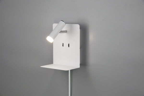 Φωτιστικό Τοίχου Trio Lighting LED 3W  Λευκό Ματ Μεταλλικό 240lm 3000K  222570231