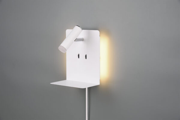 Φωτιστικό Τοίχου Trio Lighting LED 3W  Λευκό Ματ Μεταλλικό 240lm 3000K  222570231