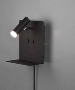 Φωτιστικό Τοίχου Trio Lighting LED 3W Μαύρο Ματ Μεταλλικό 240lm 3000K 222570232