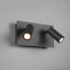 Φωτιστικό Τοίχου Trio Lighting LED 3,5W COB Ανθρακί Αλουμίνιο 420lm 3000K IP54 222960242