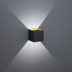 Φωτιστικό Τοίχου Trio Lighting LED 4,3W Μαύρο Ματ Αλουμίνιο 430lm 3000K 223310132