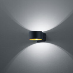 Φωτιστικό Τοίχου Trio Lighting LED 4,3W Μαύρο Ματ Μεταλλικό 430lm 3000K 223410132
