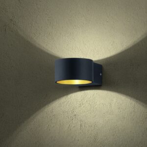 Φωτιστικό Τοίχου Trio Lighting LED 4,3W  Μαύρο Ματ Μεταλλικό 430lm 3000K  223410132
