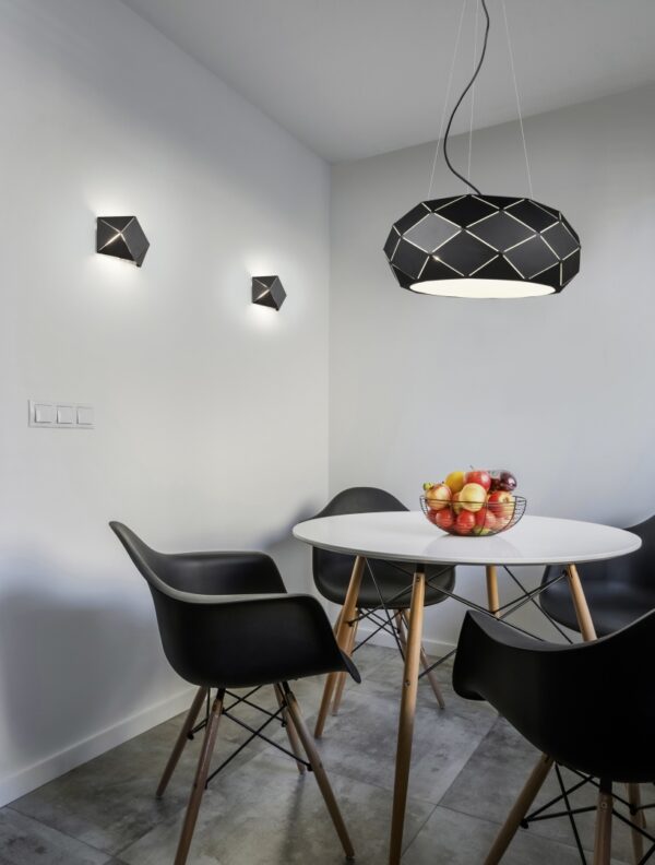 Φωτιστικό Τοίχου Trio Lighting LED 6,5W  Μαύρο Ματ Μεταλλικό 500lm 3000K  223510132