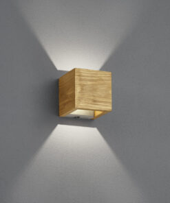 Φωτιστικό Τοίχου Trio Lighting LED 4,3W Ξύλο Step Dimmable 430lm 3000K 223710130