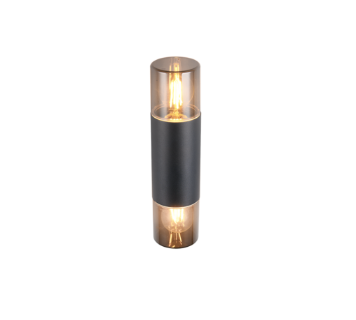 Φωτιστικό Τοίχου Up-Down Μαύρο Ματ HOOSIC 2x E27 IP44 Trio Lighting – 224060232