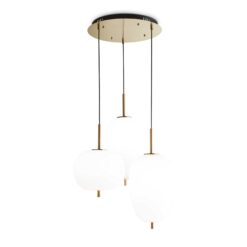 IDEAL LUX Κρεμαστό Φωτιστικό UME LED 60.2W 3000K Λευκού Χρώματος – 224541