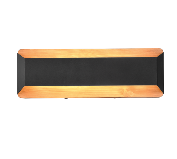 Φωτιστικό Τοίχου Trio Lighting  LED 13,5W Μαύρο Ματ Μεταλλικό Step Dimmable 1500lm  3000K – 224819132