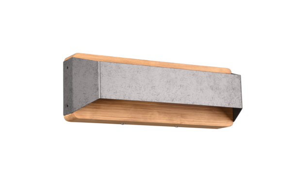 Φωτιστικό Τοίχου Trio Lighting  LED 13,5W Νίκελ Αντικέ Μεταλλικό Step Dimmable 1500lm  3000K – 224819167