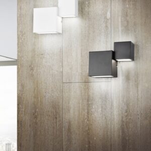 Φωτιστικό Τοίχου Trio Lighting LED 6W  Μαύρο Ματ Μεταλλικό Step Dimmable 500lm 3000K  224910232