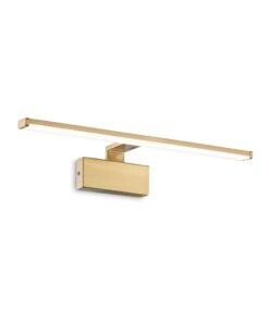IDEAL LUX Απλίκα Τοίχου ALMA LED 12,5W 3000K Χρυσού Χρώματος – 224954