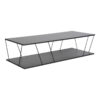 Coffee table Tars pakoworld dark grey-black 120x50x30cm 225-000024