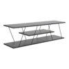 Tv stand Tars pakoworld dark grey-black 120x30x33cm 225-000030