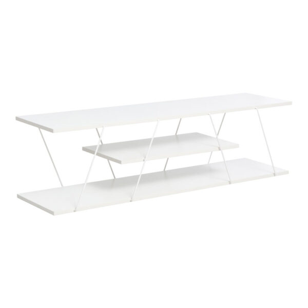 Tv stand Tars pakoworld white 120x30x33cm 225-000031