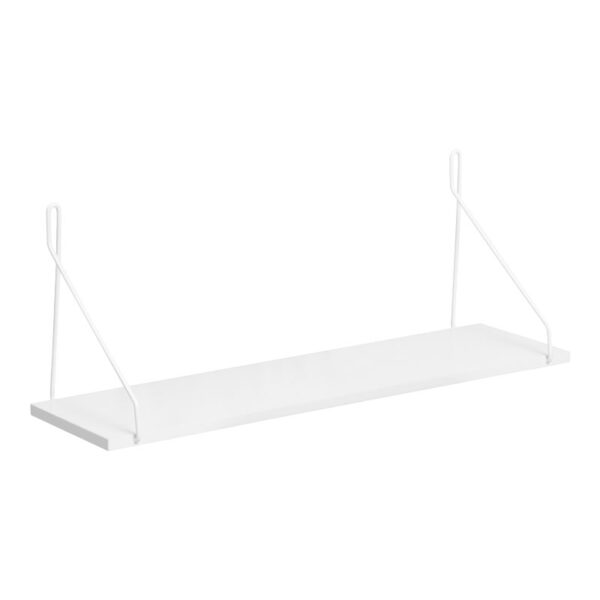 Wall shelf Tars pakoworld white 72x20x27cm 225-000037