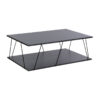 Coffee table Tars pakoworld dark grey-black 90x60x30,5cm 225-000039
