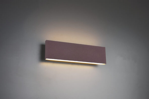 Φωτιστικό Τοίχου Trio Lighting LED 6W  Σκουριά Μεταλλικό Step Dimmable 600lm 3000K  225172924