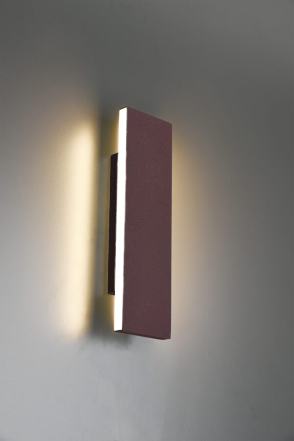 Φωτιστικό Τοίχου Trio Lighting LED 6W  Σκουριά Μεταλλικό Step Dimmable 600lm 3000K  225172924