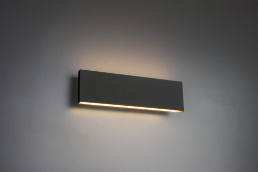 Φωτιστικό Τοίχου Trio Lighting LED 6W  Ανθρακί Μεταλλικό Step Dimmable 600lm 3000K  225172942