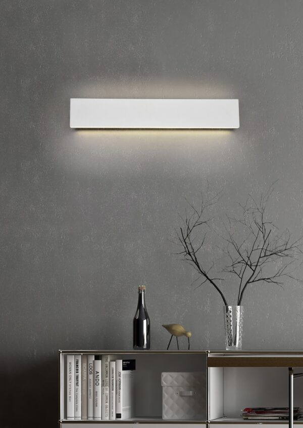 Φωτιστικό Τοίχου Trio Lighting LED 9W  Λευκό Ματ Μεταλλικό Step Dimmable 900lm 3000K  225174731