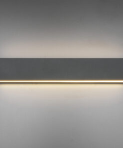 Φωτιστικό Τοίχου Trio Lighting LED 9W Ανθρακί Μεταλλικό Step Dimmable 900lm 3000K 225174742