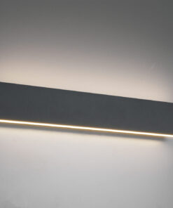 Φωτιστικό Τοίχου Trio Lighting LED 9W Ανθρακί Μεταλλικό Step Dimmable 900lm 3000K 225174742