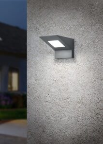 Φωτιστικό Τοίχου Trio Lighting LED 8W Ανθρακί Αλουμίνιο 850lm 3000K IP54 225360142