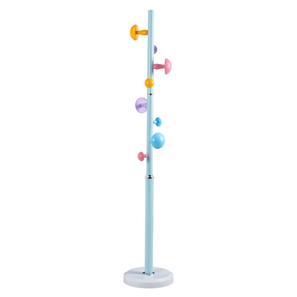 Coat Stand Violetta pakoworld metal light blue D31x167cm 226-000014