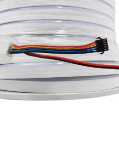 NEON FLEX LED 1m 15W/m 24V 60 SMD/m 5050 SMD 1200lm/m 120° Αδιάβροχη IP66 Digital Magic DMX Addressable UCS512C3 RGB Dimmable GloboStar-22627GS