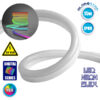 NEON FLEX LED 1m 15W/m 24V 60 SMD/m 5050 SMD 1200lm/m 120° Αδιάβροχη IP66 Digital Magic DMX Addressable UCS512C3 RGB Dimmable GloboStar-22627GS
