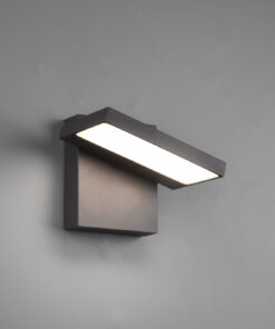 Φωτιστικό Τοίχου Trio Lighting LED 8W Ανθρακί Αλουμίνιο 1000lm 3000K IP54 226360142