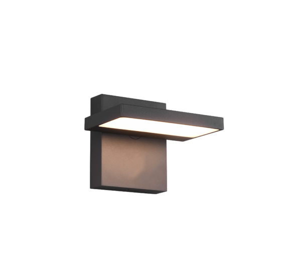 Φωτιστικό Τοίχου Trio Lighting LED 8W  Ανθρακί Αλουμίνιο 1000lm 3000K IP54 226360142