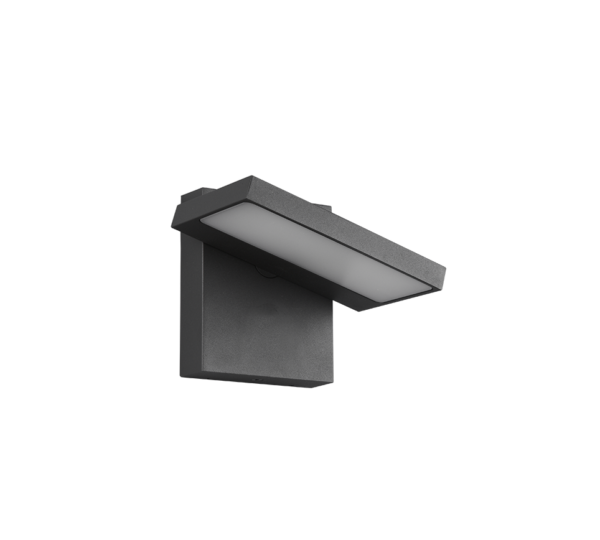 Φωτιστικό Τοίχου Trio Lighting LED 8W  Ανθρακί Αλουμίνιο 1000lm 3000K IP54 226360142
