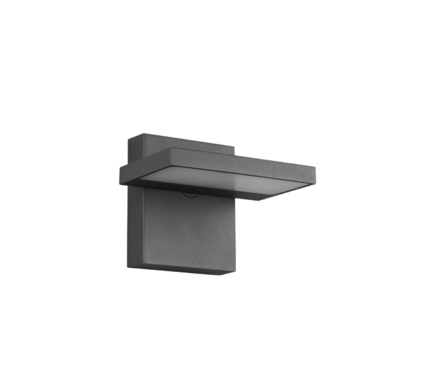 Φωτιστικό Τοίχου Trio Lighting LED 8W  Ανθρακί Αλουμίνιο 1000lm 3000K IP54 226360142