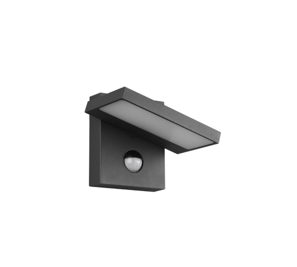 Φωτιστικό Τοίχου Trio Lighting LED 8W  Ανθρακί Αλουμίνιο 1000lm 3000K IP54 226369142
